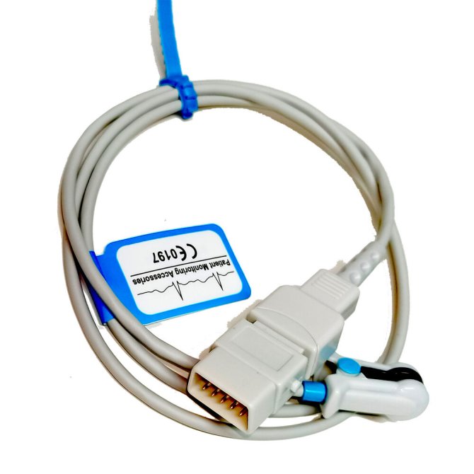 SpO2-Ohrsensor für BCI-Technologie 1 m lang ( auch für Kinder geeignet, jedoch nicht für Babys und Kleinkinder )
