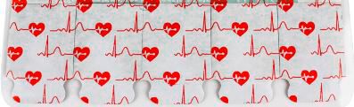 Tab-Elektrode mit Clear Gel für Ruhe-EKG [22 x 34 mm] [100 Stück]