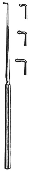 Knopfhäkchen Lucae [14 cm, Fig. 1]