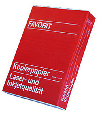 Fotokopierpapier weiß Favorit Blatt [2500 Stück]