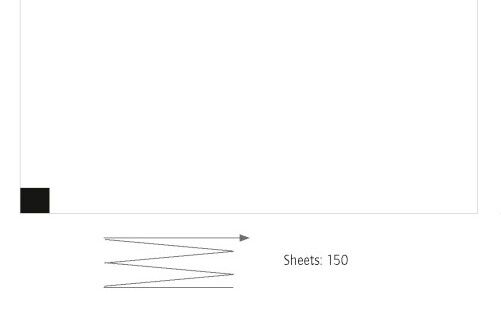 EKG-Papier Nihon Kohden ECG-9020, Faltbuch