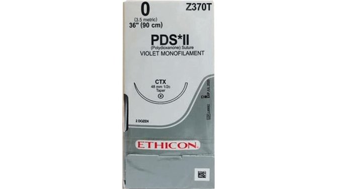 PDS II Plus violett monofil PS2 MULTIP 3/0 45 cm [36 Stück]