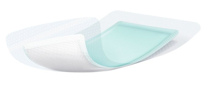 Zetuvit Plus Silicone Border [8 x 8 cm] [10 Stück]