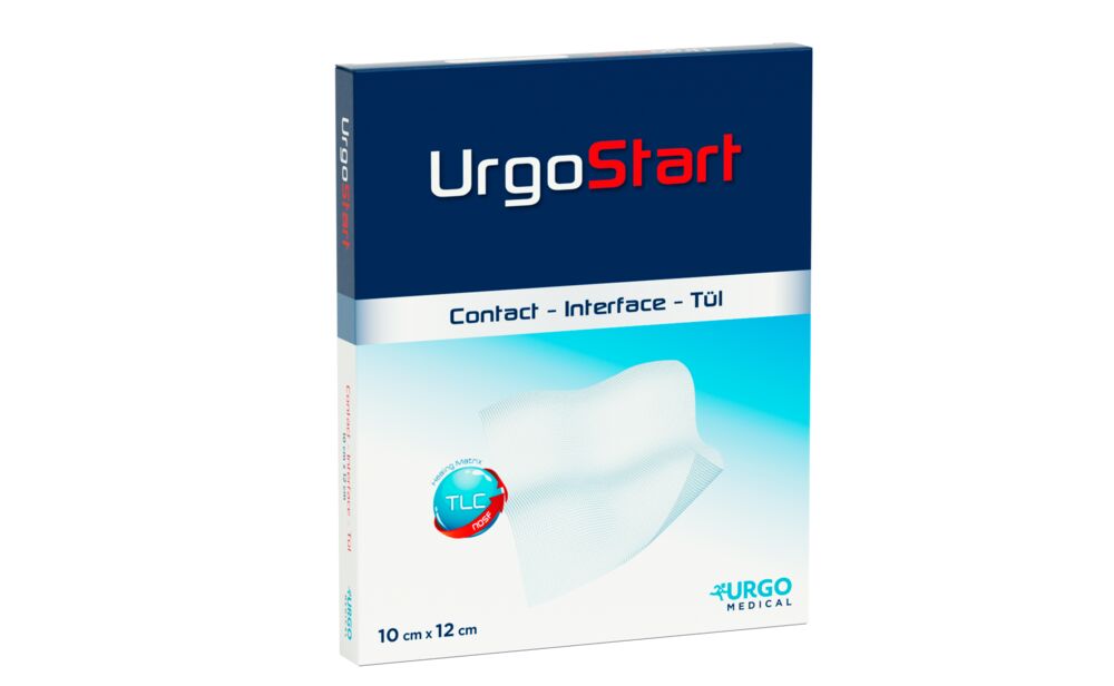 UrgoStart Tül, Gazewundauflage, Spender [5 x 7cm] [60 Stück]