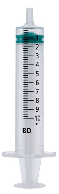Emerald Spritzen mit Luer-Ansatz zentrisch unterteilt in 0,2 ml steril [10 ml]