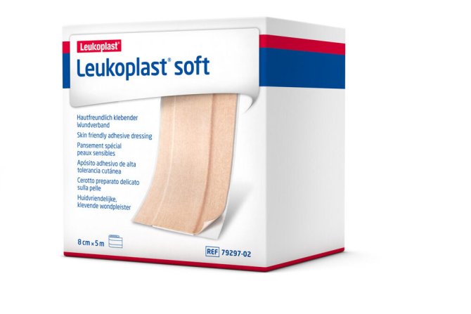 Leukoplast Soft, hautfreundliches Wundpflaster [4 cm x 5 m]