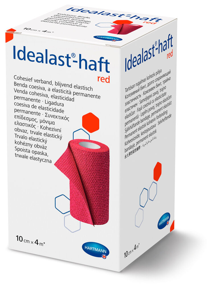 Idealast-haft color latexfrei, rot [10 cm x 4 m]