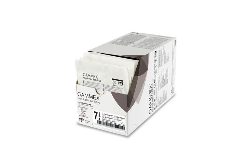 Gammex Non-Latex Sensitive puderfrei latexfrei steril OP-Handschuhe [Gr. 5,5] [50 Paar]