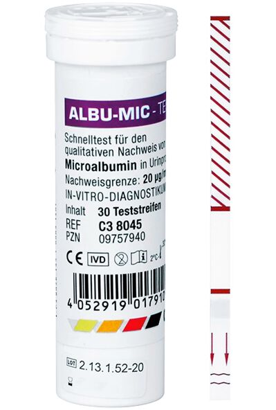 Cleartest Albu-Mic Test [30 Stück]