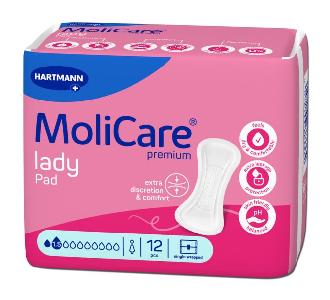 Molicare Premium lady pad 1,5 Tropfen [14 Stück]