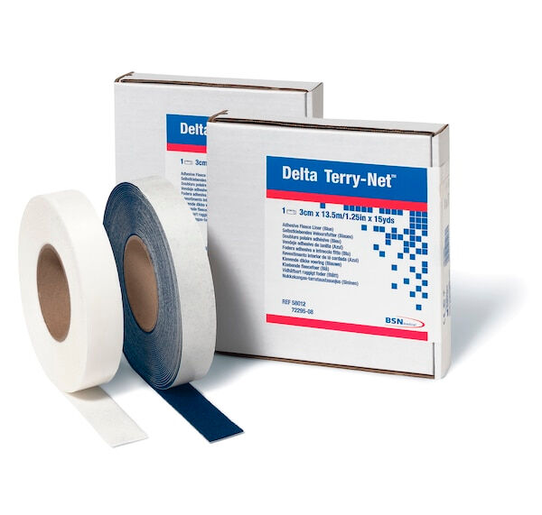 Delta Terry-Net selbstklebend schwarz [3 x 13,5 cm]