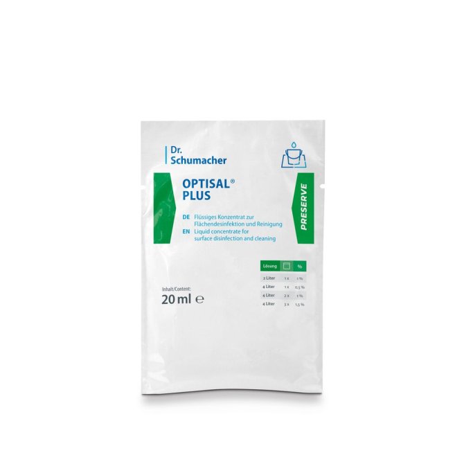 Optisal Plus Flächen-Desinfektionsmittelkonzentrat [20 ml] [300 Stück]