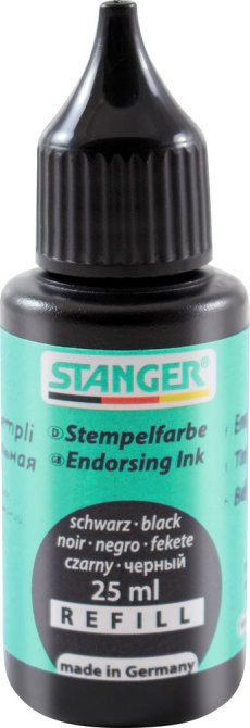STANGER Stempelfarbe ohne Öl schwarz [24 ml]