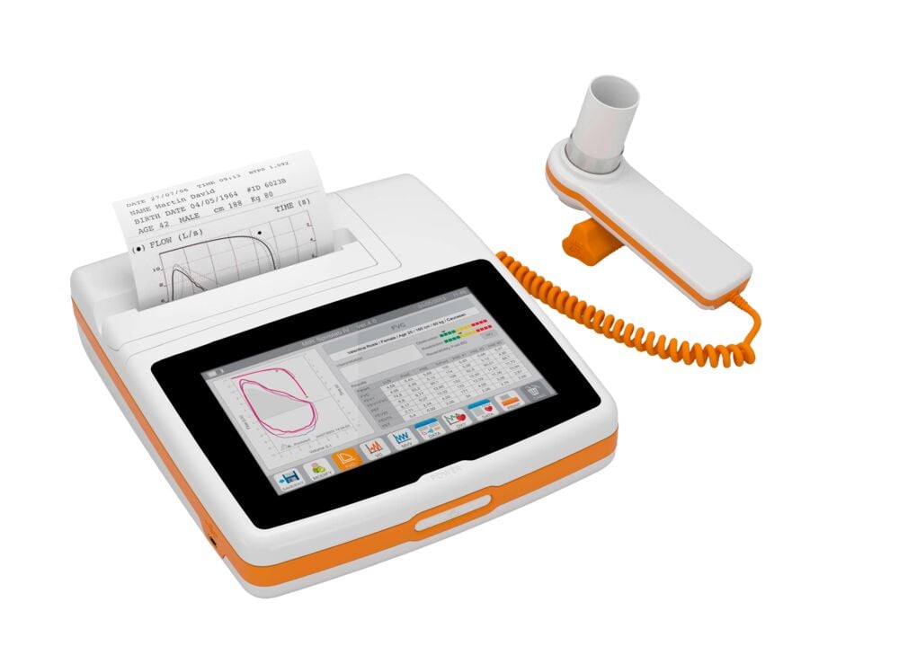 SPIROLAB Tischspirometer ohne Zubehör für FlowMIR Einwegturbine