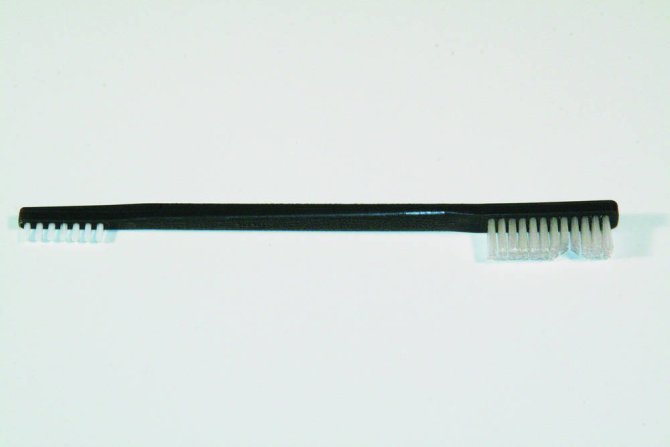 Reinigungsbürste, doppelseitig, Nylon, 175 mm lang, autoklarvierbar [2 Stück]