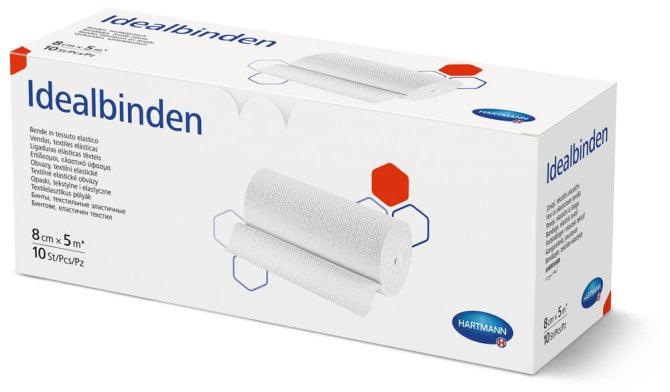 Idealbinde lose im Karton ohne Verbandklammer [12 cm x 5 m] [10 Stück]