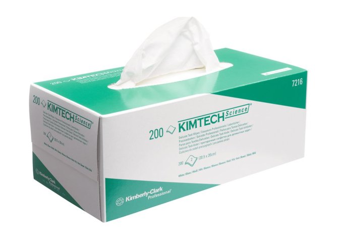 Kimtech Science Labortücher, weiß, 2-lagig, 20,5x20cm, 200 Tücher