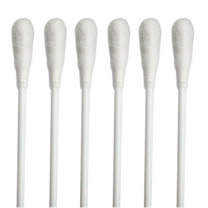 Wattestäbchen, PP-Stab,  Kopf 10 mm Durchm. [150 mm x 4 mm] [50 Stück]
