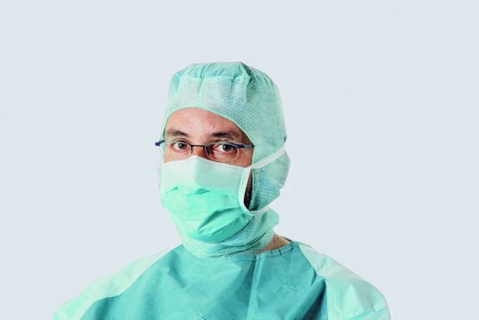 Foliodress Mask Senso OP-Masken, grün, mit kurzem Nasenbügel [50 Stück]