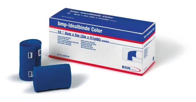 Idealbinde  Color, blau [5m x 10cm] [10 Stück]