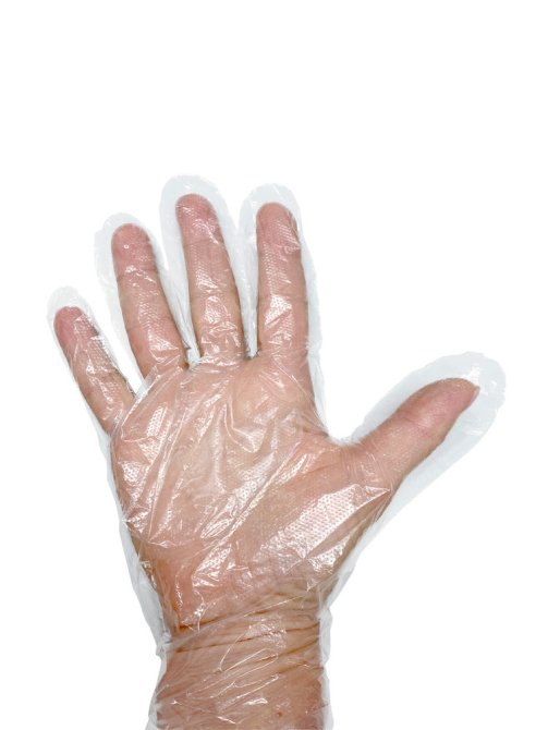 PE-Handschuhe im Dispenser [Herren] [100 Stück]