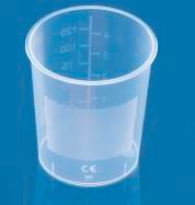 Urinbecher ohne Schnappdeckel transparent [125 ml] [1000 Stück]