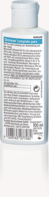 Skinman complete pure Händedesinfektionsmittel [100 ml]