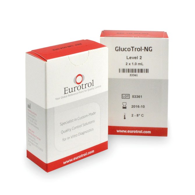 GlucoTrol-NG Kontrolllösung 2 x 1 ml, Level 2, 108 mg/dL