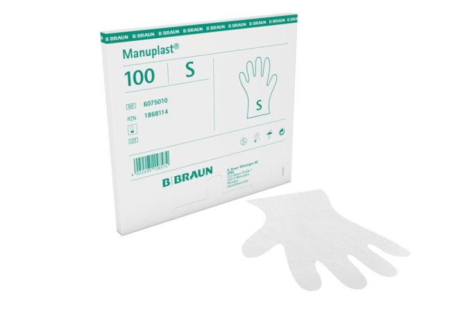 Manuplast Handschuhe unsteril aus Polyaethylen [Gr. S] [100 Stück]
