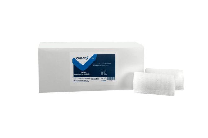 COM-TeX IDEAL weiß dauerelast. Idealbinde 100% dehnbar [4 cm x 5 m] [10 Stück]