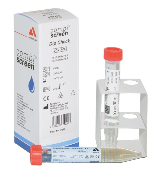 CombiScreen Dip Check Level 1 + 2 Kontrolllösung [2x15ml]