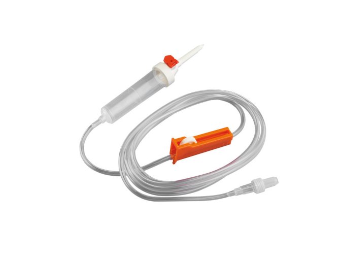 Infusionsgerät Druck/Schwerkr. 15µm Filt.2bar steril [155 cm] [300 Stück]