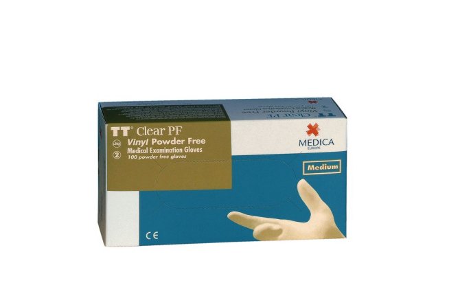 Vinyl-Handschuhe Tru Touch PF, puderfrei unsteril,  medium [100 Stück]