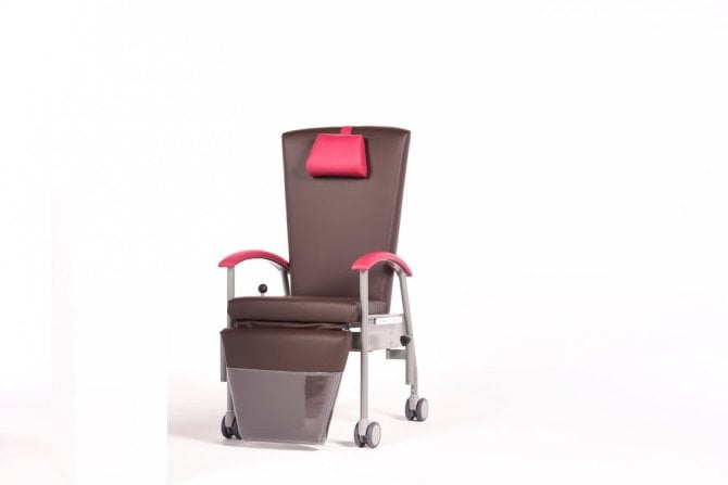 SITA-Liege ohne Räder Bein-und Rückenteil verstellbar