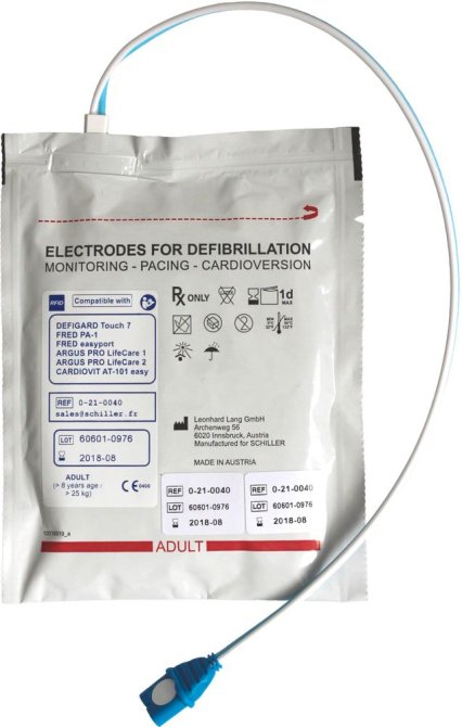 Defi-Elektroden PA-1 RFID ERW. vorkonnektiert