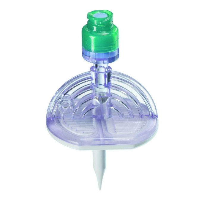 Mini-Spike 2 mit Safeflow-Ventil grün mit Belüftungsfilter, ohne Partikelfilter