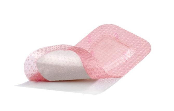 Allevyn Gentle Border Lite, steriler Wundverband [7,5 cm x 7,5 cm] [10 Stück]