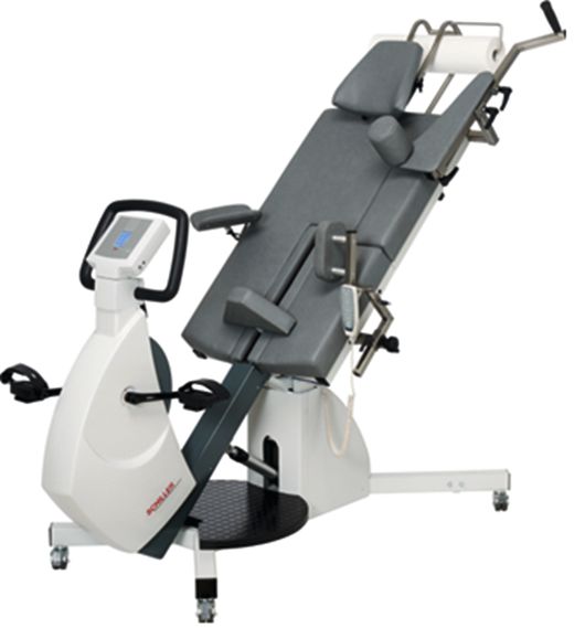 Stress-Echo-Kipp/Liegeergometer mit Blutdruck Sana Cardio 1000 BP