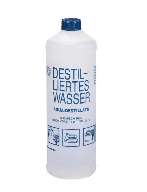 Aqua Purificata, Laborwasser, 1 Liter, Bi-Dest.