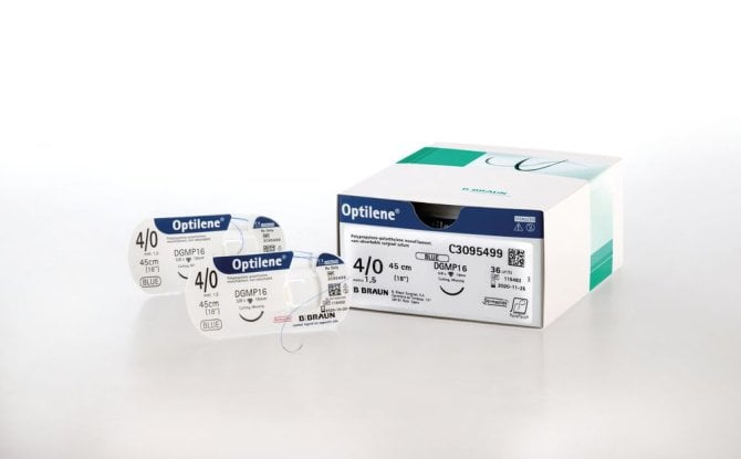 Optilene [4/0, 75 cm, DGMP19] [36 Stück]