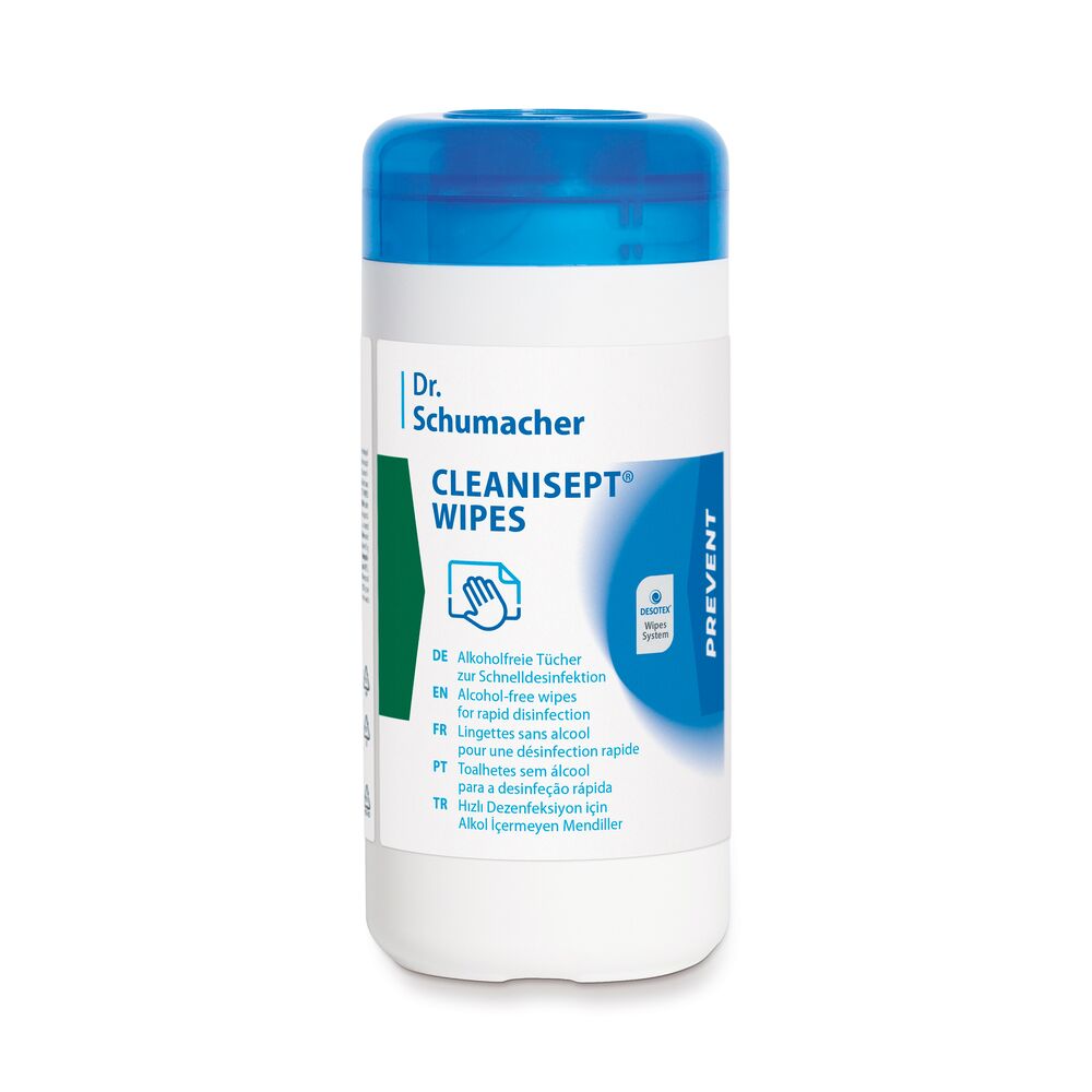 Cleanisept Wipes Dose mit Desinfektionstüchern 100 Stück Aktion [4 Stück]