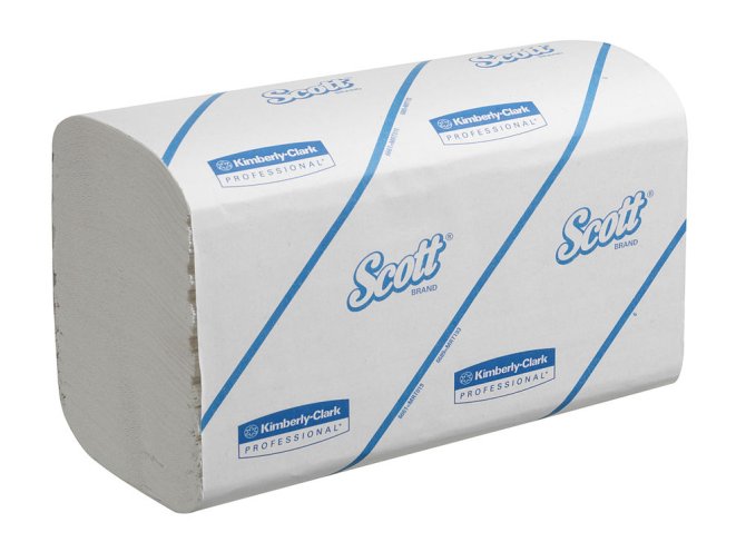 Scott Control Handtücher, medium, weiß, 3180 Tücher [31,5cm x 21,5cm]