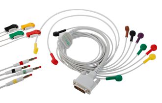 CardioPart 12 Patientenkabel, 10-adrig, Klammer, IEC [1,53 m]