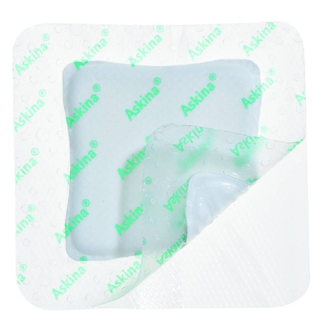 Askina DresSil Border sterile Wundauflage [10 x 10 cm] [10 Stück]