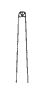 Standard Pinzette ger. 1x2 Zähne 13 cm