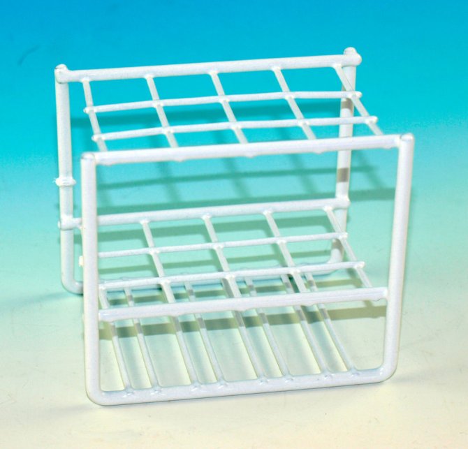 Reagenzglasgestell Draht für 12 Gläser