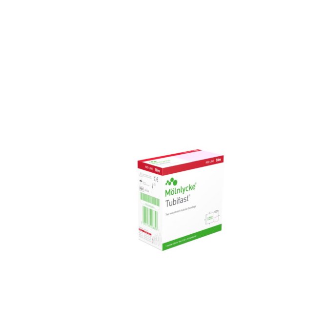 Tubifast 2-way stretch Schlauchverband, rot [3,5 cm x 10 m]
