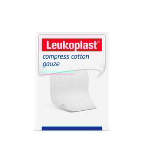 Leukoplast Compress Cotton Gauze XR weiß steril Mullkompressen [10 x 10 cm] [20 x 10 Stück]