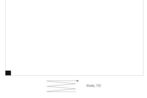 EKG-Papier für Nihon Kohden EKG 1500/1550 170 Blatt Faltlage [210 mm x 295 mm]