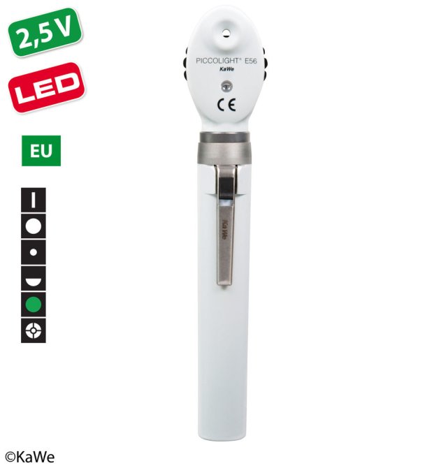 Piccolight LED 6 Blenden, E56, 2,5 V, Griff AA, night in Tasche
